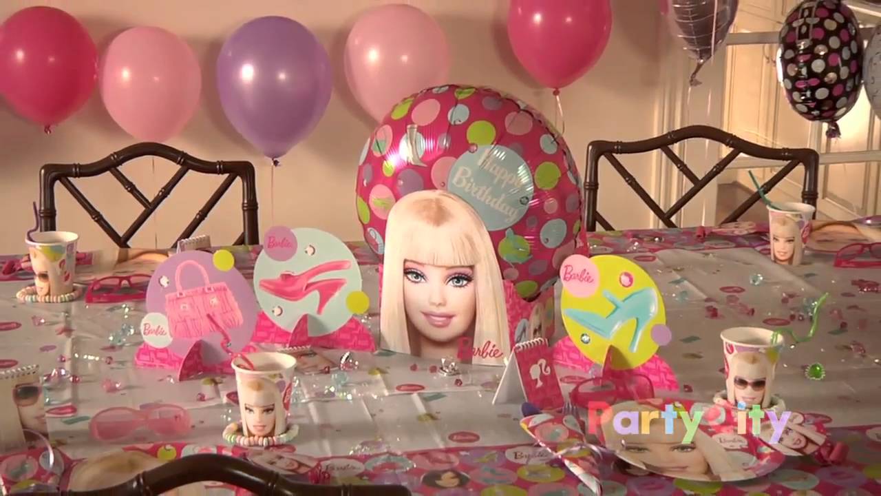 barbie birthday supplies