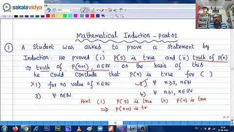 MATHEMATICAL INDUCTION||EAMCET||JEE MAINS||NDA|| PGT&TGT||PART02#SAKALAVIDYA#eamcet2023