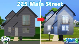 "225 Main Street" Home from Sims 2 in Sims 4 🏠 | SimSkeleton