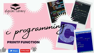 c programming  (printf function) | digtal library |