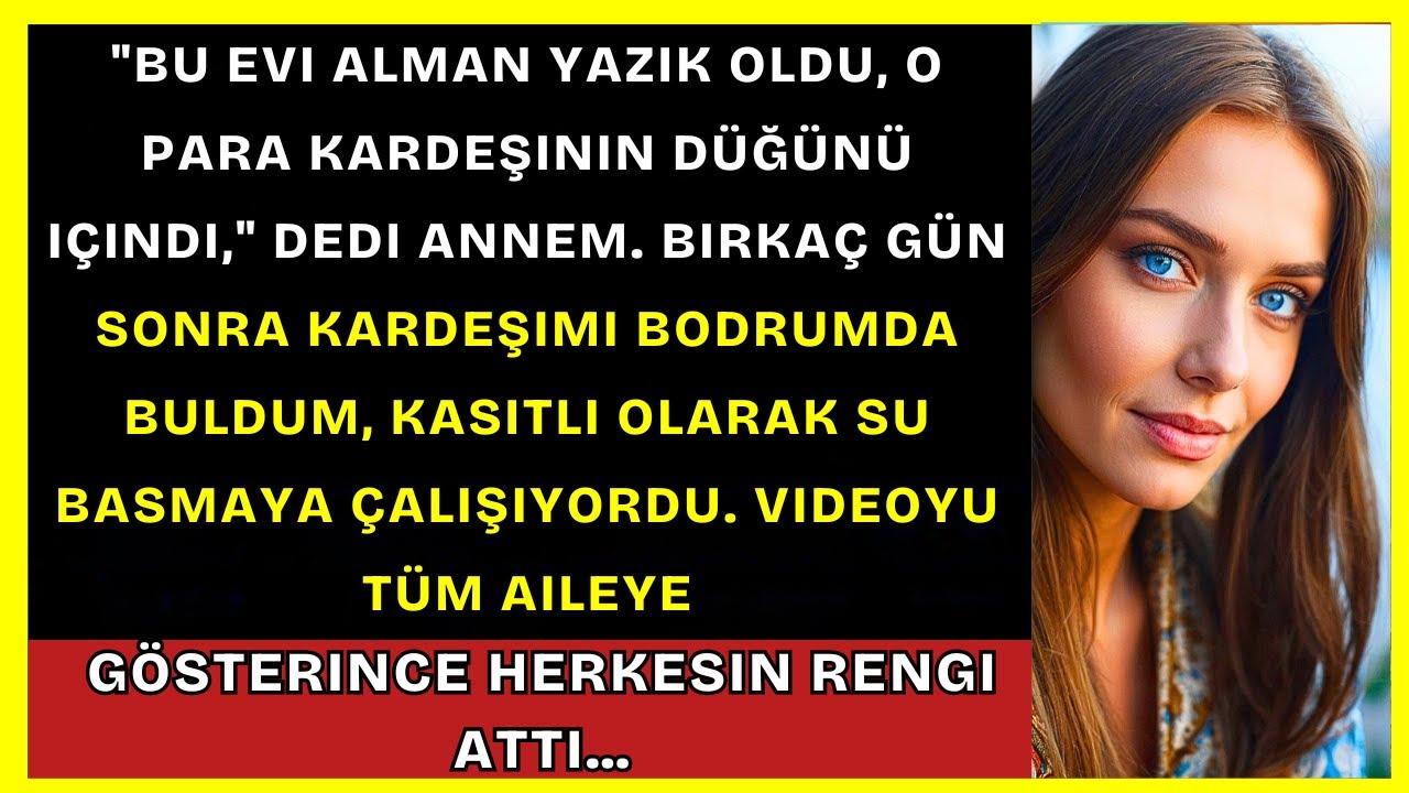 Annemler Dedi Ki: Evi Alman Yazık Oldu, O Para Kardeşinin Düğünü İçindi!