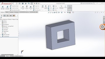 how to create rectangle in solidworks