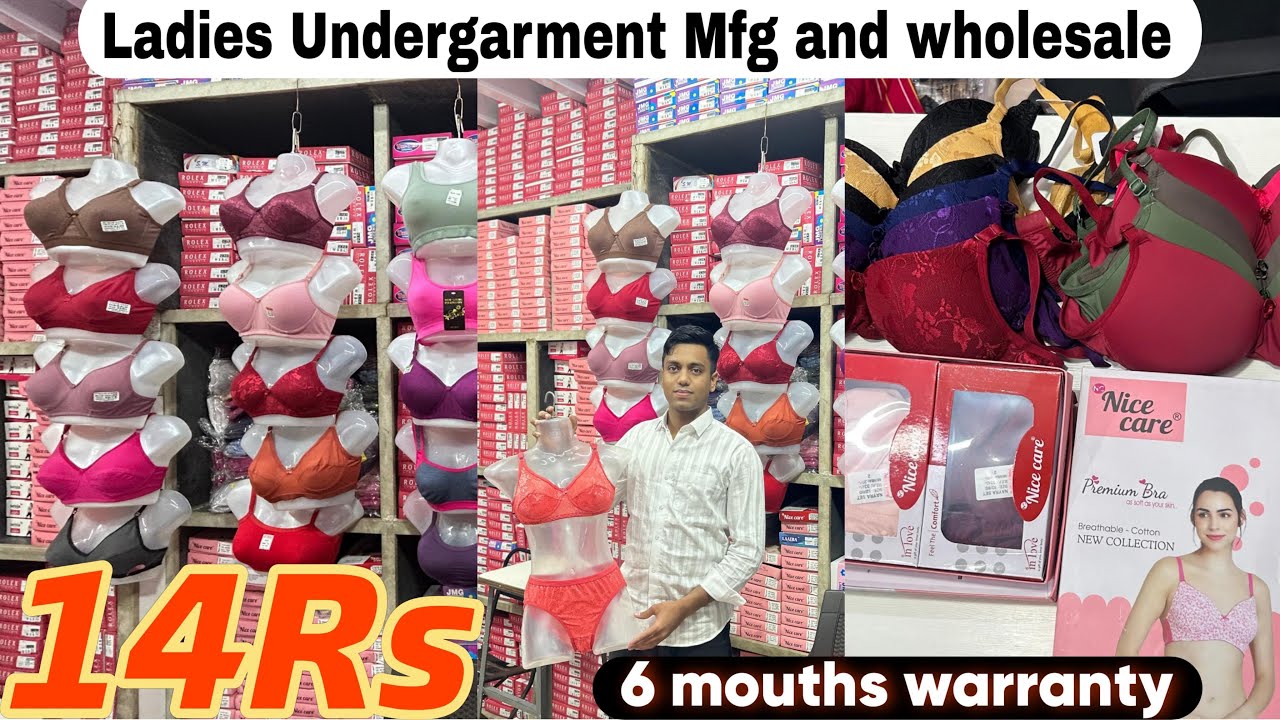 Ladies undergarment at 14Rs/ladies undergarment mfg & wholesale market in Mumbai/Dadar west