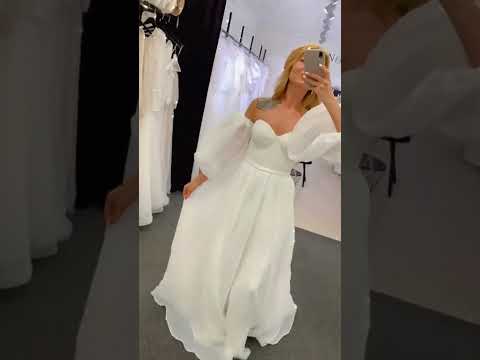 Свадебное платье минимализм Каори