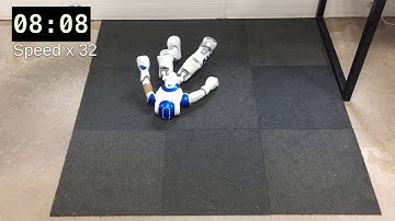 Robot learns from scratch to control body orientation in only 17 minutes