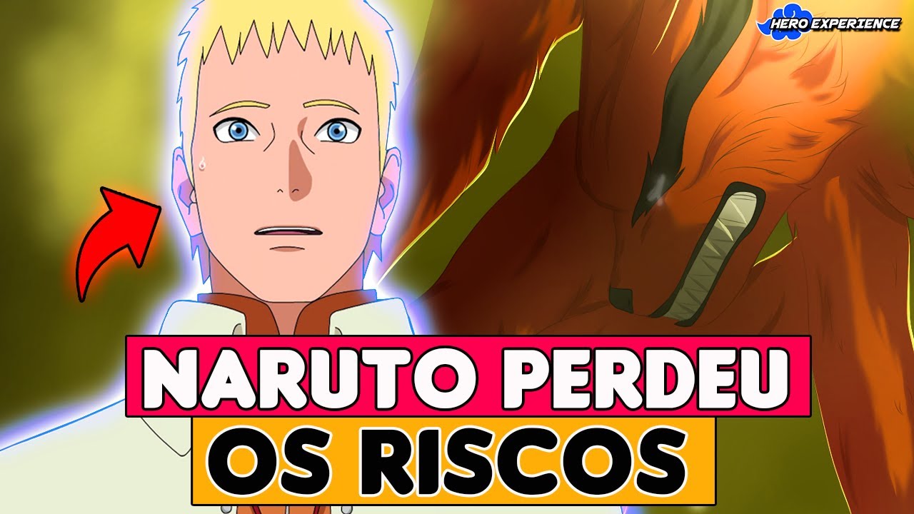 Sabe o que são os riscos no rosto do Naruto? Os riscos são cicatrizes