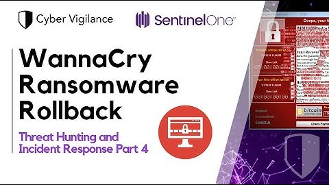 WannaCry Ransomware Rollback with SentinelOne Tutorial | Threat Hunting and Incident Response