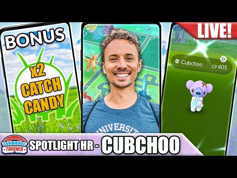 Shiny CUBCHOO Spotlight Hour | Pokémon GO