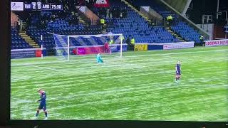 Unbelievable Goal Arbroaths Substitute Keeper Ali Adams Shocks Fans With 30-Yard Strike