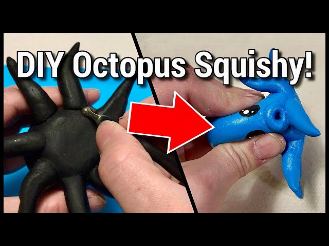 How to Make a Squishy out of PIXISS Forming Foam Air Dry Clay 