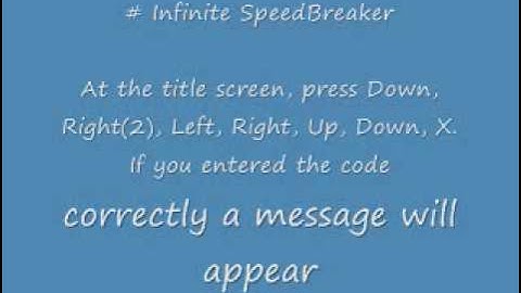 Need For Speed Carbon Cheats For Xbox 360