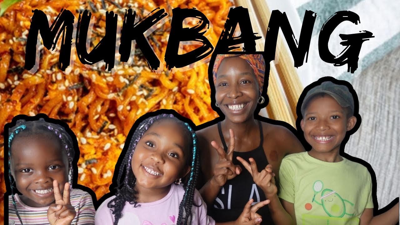 Spicy Noodle/Seafood Mukbang & Korean Yogurt Drink Review