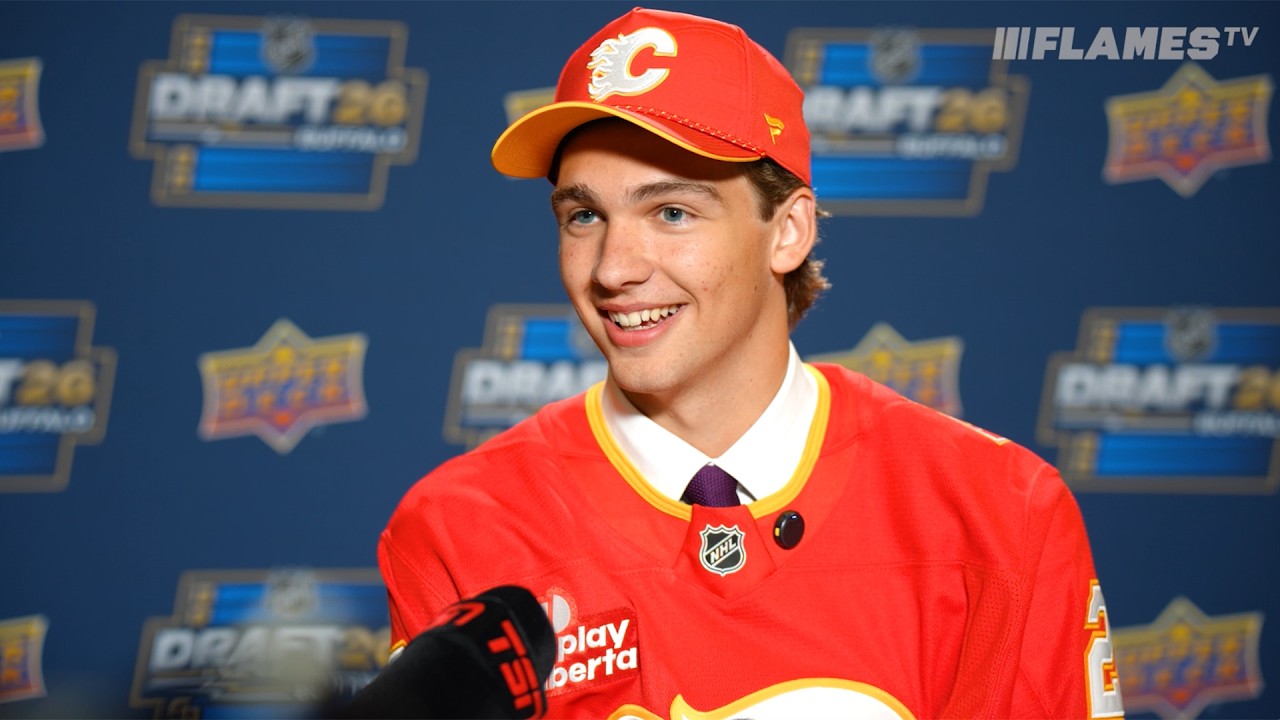 Jack Hextall Meets the Media | 2026 NHL Draft - Calgary Flames