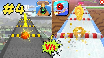 Rolling Ball Sky Escape Vs Fly Ball: Sky Parkour | Levels 16-20 | MI Gameplay