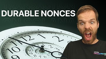 Durable Nonces: A Hackers dream? - Jul 19th 