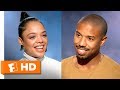 Michael B. Jordan & Tessa Thompson Strive for Realistic Love | 'Creed II' Interview | Fandango