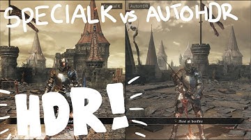 Special K v AutoHDR  - Side by Side comparison