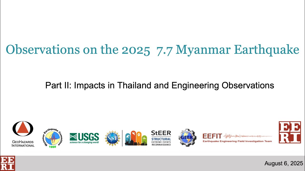 Observations from the 2025 M7.7 Myanmar Earthquake: Impacts in Thailand and Engineering Implications