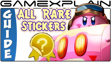 Kirby: Planet Robobot - All Rare Sticker Locations (3DS)
