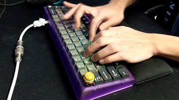 NK65 Entry Edition w/ Glorious Pandas Sound Test (Stock vs. Lubed)