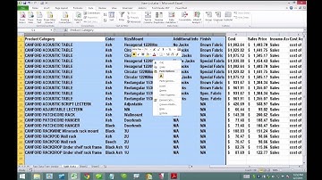 Convert PDF to Excel using PDF2XL - Example: import item lists into QuickBooks