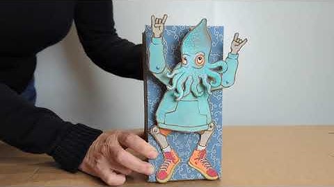 Cardboard Automata by Loulou Cousin