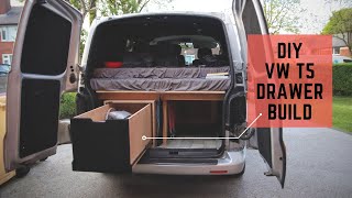DIY VW T5  Drawer build | You can easily make this!!