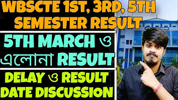 WBSCTE Polytechnic Semester Result | Diploma 3rd Sem Result Date 2025 | Diploma 5th Sem Result Date