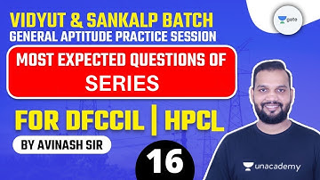 Practice Session [General Aptitude] for #DFCCIL, #HPCL | L - 16 with Tips & Tricks