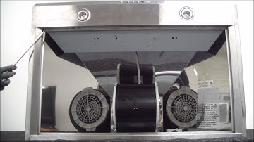 Windster Range Hood - RA-14 - How to gain access to control panel