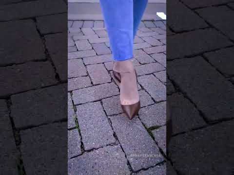 Christian Louboutin try on - walk in brown So Kate 120mm | Sexy Feet & High Heels #louboutin #shorts