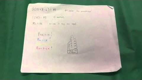 Solving multi-step equations with distributive property