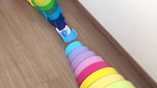 Montessori Wooden Rainbow Demo