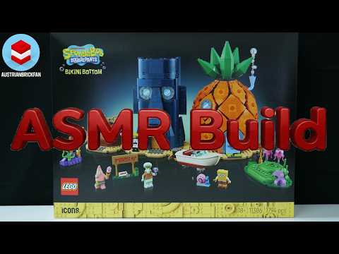 LEGO Icons 11386 SpongeBob SquarePants Bikini Bottom ASMR Build
