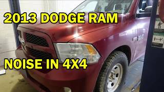 2013 Dodge RAM front differential grinding noise