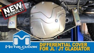 MetalCloak JL Wrangler and JT Gladiator Jeep Truck Differential Cover