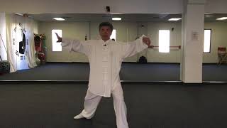 Chen Taichi 38 Form (Front and Back View with Instructions) Part II