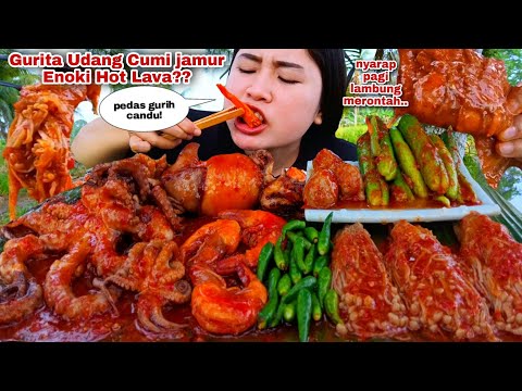 RAWIT NYA KELEWATAN ⁉️ MAKAN CABE RAWIT MENTAH MIE AYAM JUMBO BAWANG JAHAT KIMCHI TIMUN MUKBANG