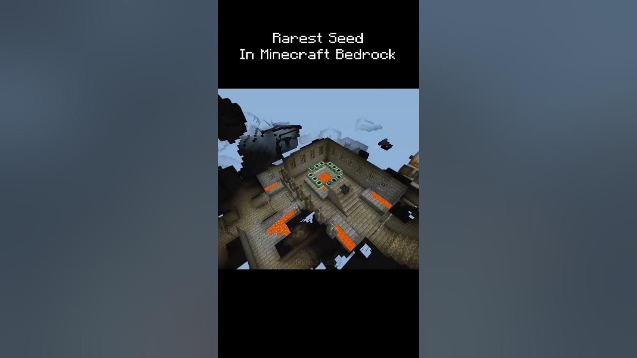 Minecraft Rarest Seed Moment
