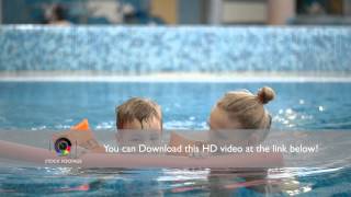Mother And Son In The Swimming Pool