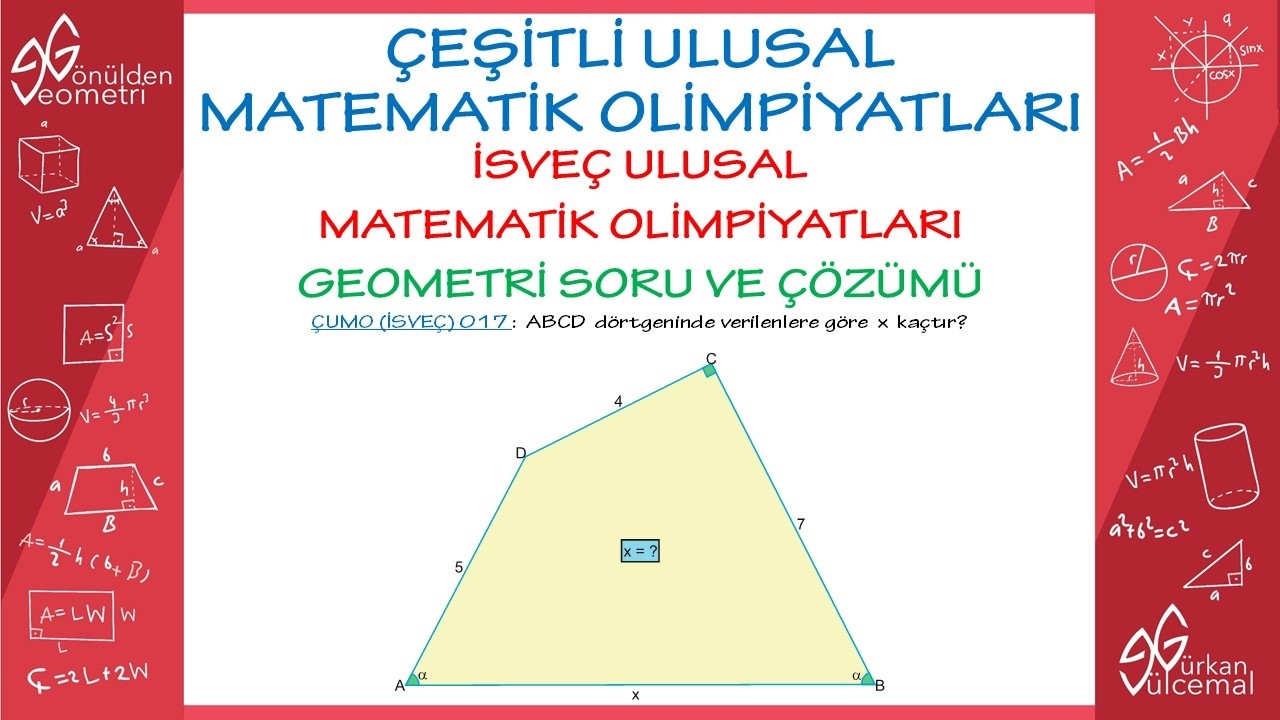 017 ÇEŞİTLİ ULUSAL MATEMATİK OLİMPİYATLARI (İSVEÇ) | 2 FARKLI ÇÖZÜM