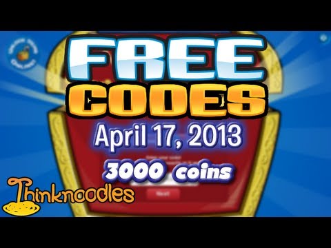 Club Penguin Codes: April 17, 2013 - 3000 Coins