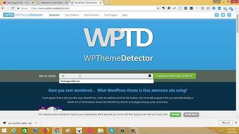 how to check any #WordPress website #theme and plugins || wpthemedetector