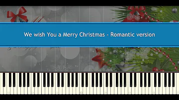 We wish you a Merry Christmas (Romantic version) - Miranda Wong (Piano Tutorial)