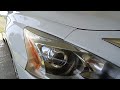 Meguiars two step headlight restoration kit cleaning cream test on headlights 