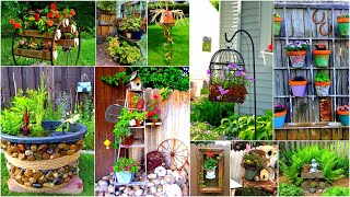 250 DIY Garden Art Ideas for Backyard, Cottage, Lawn, Front Yard! Garden Decorations