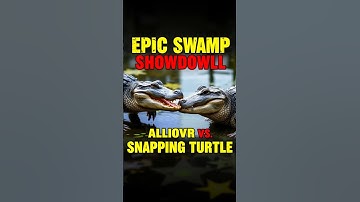 Alligator vs. Snapping Turtle 🐊🐢 | Epic Showdown! #shorts #animals