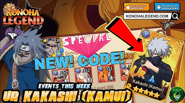 Konoha Legend - Ninja AFK mobile New! Special Redeem Code 🎁 TOP Naruto Mobile Game 🔥 Android/iOS