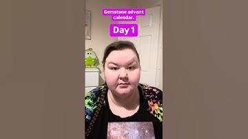 Day 1 of opening a gemstone advent calendar! #gemstoneadventcalendar #adventcalendar #christmas