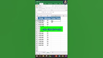 #shorts How to calculate time in MS Excel #exceltech #viral #ytshorts